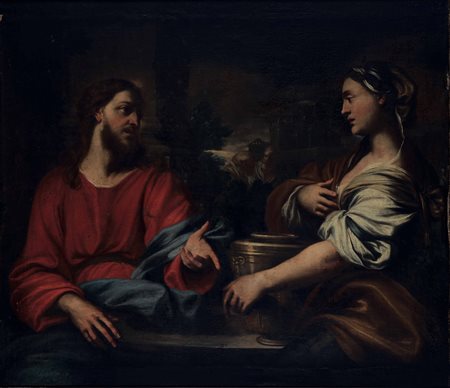 Piola Domenico ambito di, Cristo e la samaritana al pozzo
