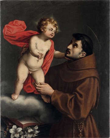 Scuola lombarda del XVII secolo, Sant'Antonio col Bambino