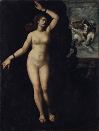 Scuola romana dell'inizio del XVII secolo, Perseo e Andromeda