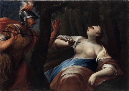 Scuola del XVIII secolo, Tarquinio e Lucrezia