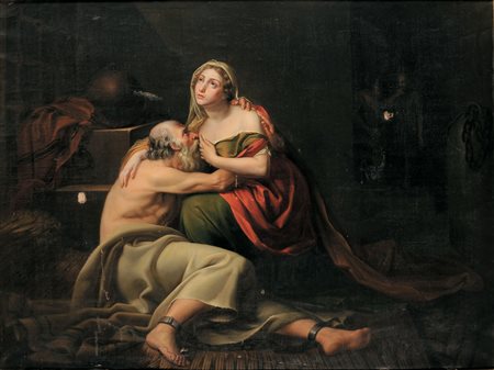 Scuola del XIX secolo, Carità Romana