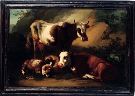 Londonio Francesco, Paesaggio con mucche e pecore
