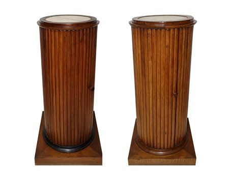 Coppia di colonne, early 19th century Empire. Origin Sicily