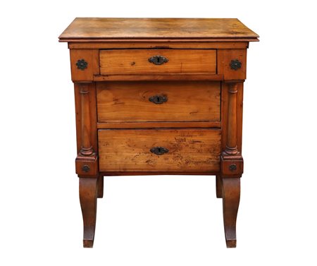 Comodino in legno di noce Direttorio, Sicily late eighteenth century