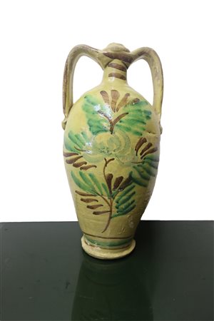 Brocca in maiolica di Caltagirone, Late 19th century