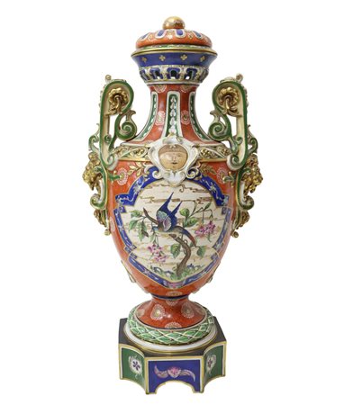 Capodimonte - Vaso a poutiche in porcellana, XIX / XX century
