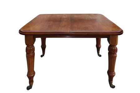 Tavolo in legno di noce e 4 sedie, Early 20th Century