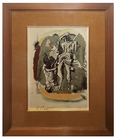 Georges Braque (French 1882-1963)  - Don Chisciotte