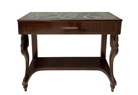 Console in legno di mogano, Nineteenth century