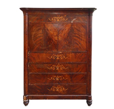 Chiffonier intarsiata, Sicily XIX Century