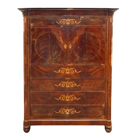 Chiffonier intarsiata, Sicily XIX Century