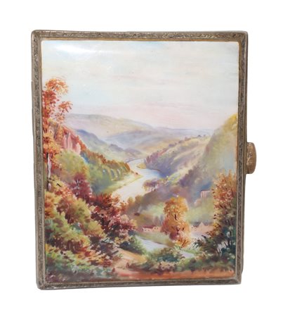 Portasigarette in argento, 19th / 20th century