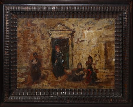 Luigi Belluzzi della Mainolda - '' I Mendicanti'', 20th century