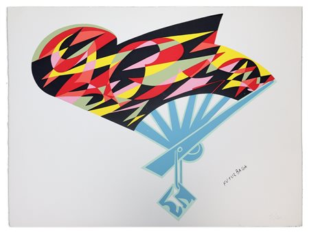 Giacomo Balla (Torino 1871-Roma 1958)  - Ventaglio, 1918