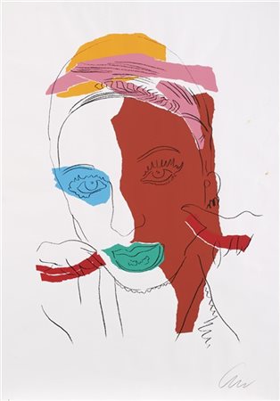 Andy Warhol "Ladies and Gentlemen" 1975
serigrafia a colori
cm 100x69,9
Firmata