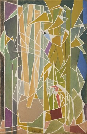 André Beaudin "Les Outils" 1946
olio su tela
cm 100x65
Firmato e datato 1946 in