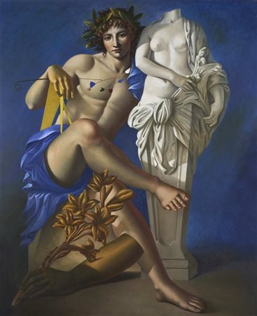 Carlo Maria Mariani "Quattro stagioni "Aprile"" 1988
olio su tela
cm 230x190
Fir