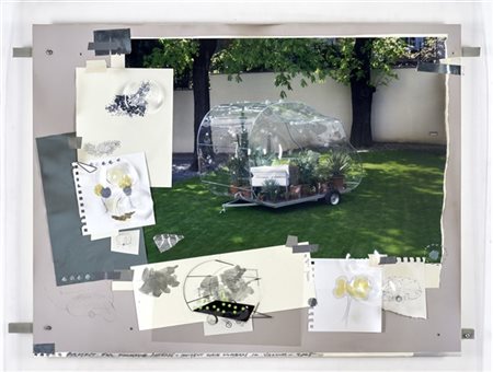 Loris Cecchini "Project for monologue patterns - incident waves numbers in vacuu