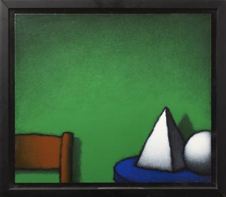 Tino Stefanoni "Senza titolo C20" 1992
acrilico su tela
cm 30x35
Firmato e datat