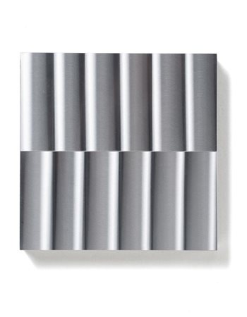 Getulio Alviani "Superficie a testura vibratile, studio" 1970-1995
alluminio
cm