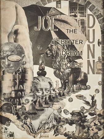 Jess Collins "The Better Dream House" 1959
12 collages su cartone
cm 37x28 circa