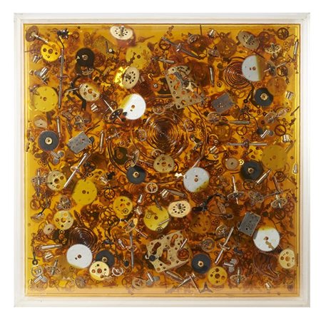 Arman "Mécanismes de Montres" (1975-1976)
accumulazione di meccanismi di orologi
