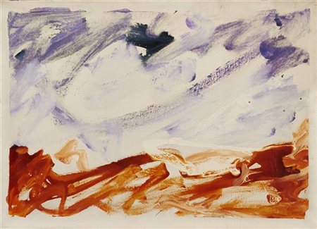 Mario Schifano "Senza titolo" 1982
smalto su tela
cm 50x70
Firmato e datato 82 a