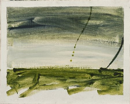 Mario Schifano "Senza titolo" 1982
smalto su tela
cm 40x50
Firmato e datato 82 a