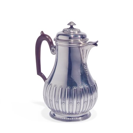 Caffettiera in argento, Francia fine XIX secolo
