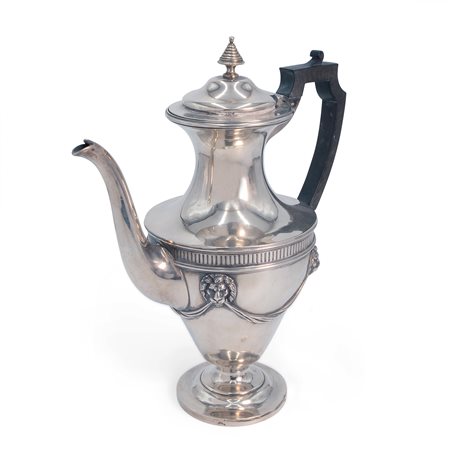 Caffettiera in argento Sterling, Sheffield 1909