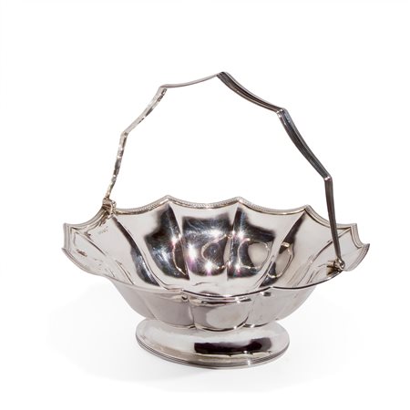 Cestino in argento, Londra 1802