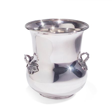 Porta champagne in argento, Milano 1980 circa