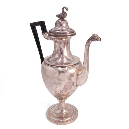 Caffettiera in argento, Toscana ultimo quarto del XVIII secolo