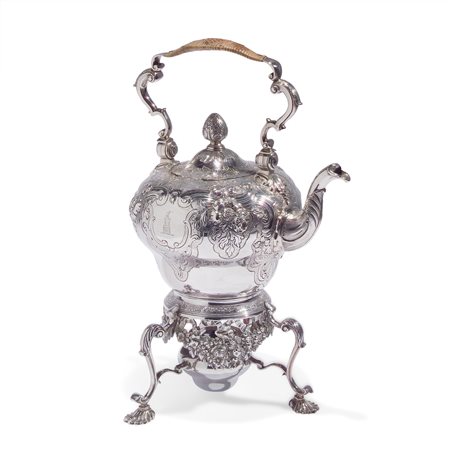 Kettle in argento, Londra 1748 