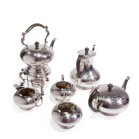 Servizio da the e caffè in argento, Stati Uniti XIX secolo