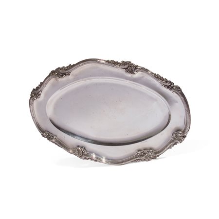 Vassoio in argento, Parigi fine del XIX secolo