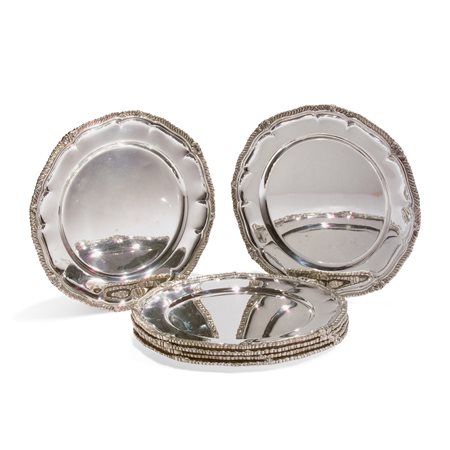 Sei piatti in argento, Trieste 1926