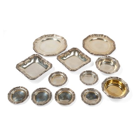 Parte di servizio in argento, Parigi 1880