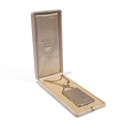 Trousse in argento dorato, Trieste 1920 circa