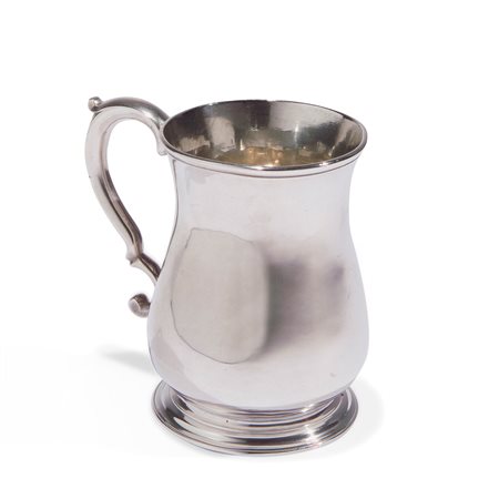 Mug in argento, Londra 1752