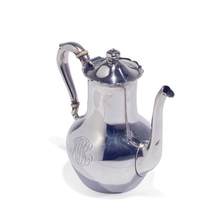 Caffettiera in argento Sterling, Stati Uniti XIX secolo