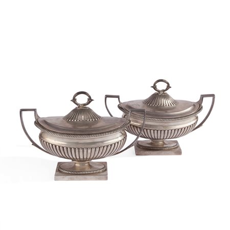 Coppia di salsiere, Londra 1803