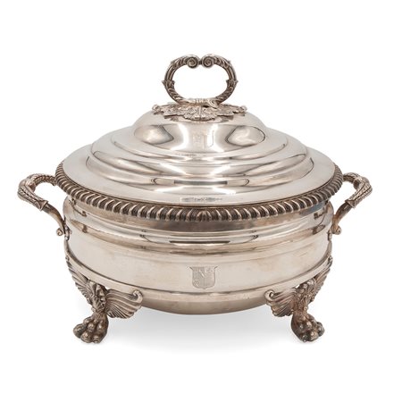 Zuppiera in argento, Londra 1802