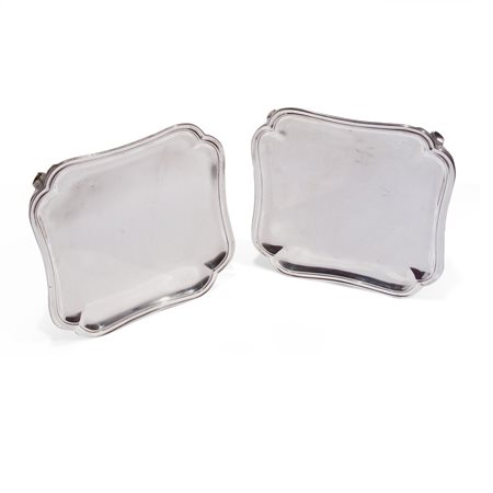 Coppia di alzatine in argento, Vienna 1787