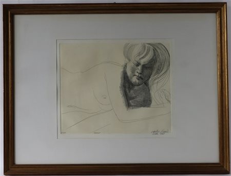 Emilio Greco "Nausica" 1969
acquaforte - prova d'artista
Lastra cm 32x39,5
Firma