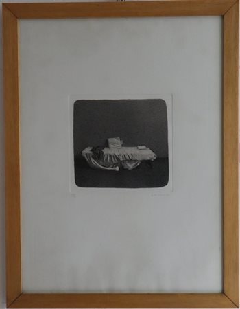 Gianfranco Ferroni "Senza titolo" 1979
acquaforte
(lastra cm 18x19,5; foglio cm