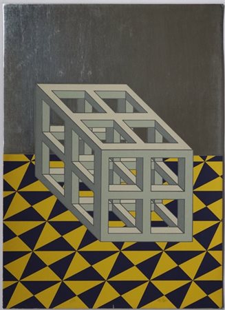 Lucio Del Pezzo "Architettura" 1984
serigrafia a colori
cm 69,5x50
Firmata e num
