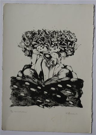 Steward Barkeley "Head full" 1970
litografia
cm 71,5x50
Firmata, titolata, datat