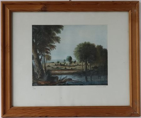 Ivan Theimer "Senza titolo" 1976
acquaforte a colori
(lastra cm 23,5x29,5; fogli