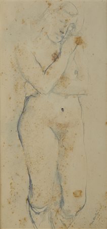 MANZU' GIACOMO (1908 - 1991) - Nudo di donna,.